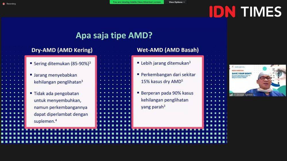 Penjelasan perbedaan tipe AMD oleh dr. Elvioza, SpM(K) (IDN Times/Enrico Gary Himawan)