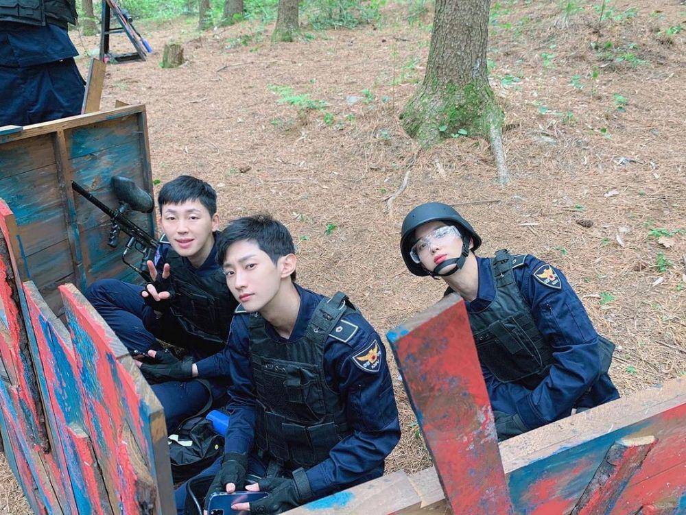 Di balik layar drama Police University (instagram.com/kbsdrama)