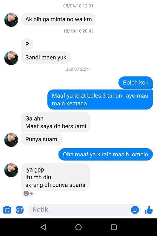 chat bucin (facebook.com/Sandi Satria Darma)