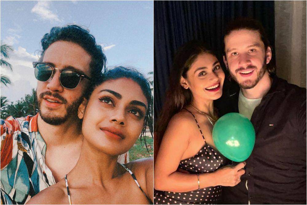 Sreejita De, pemain Uttaran, dan pacar bulenya (instagram.com/sreejita_de)