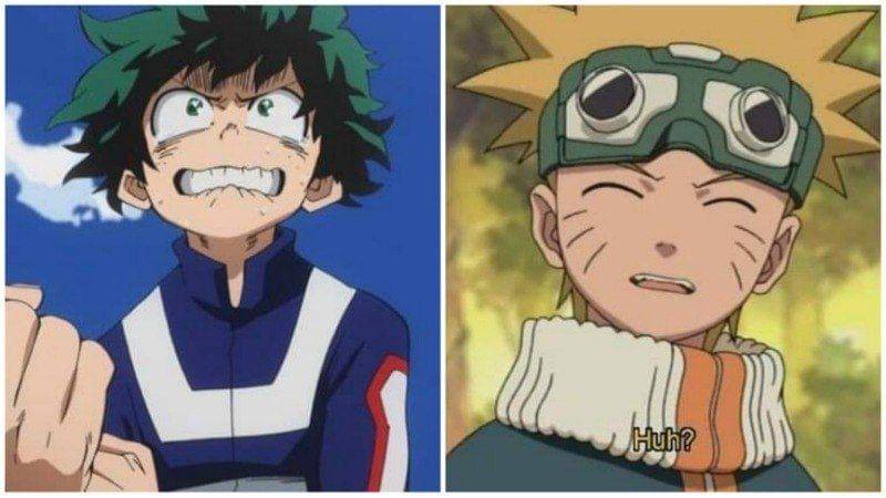 Deku dan Naruto dapat kekuatan dari pihak lain. Berbagai sumber