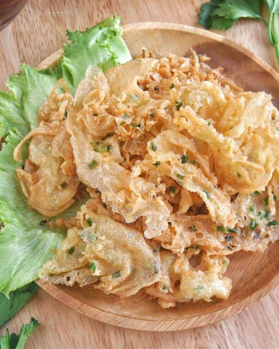 potret hidangan telur dadar krispi (Instagram.com/citrahendrawijaya)