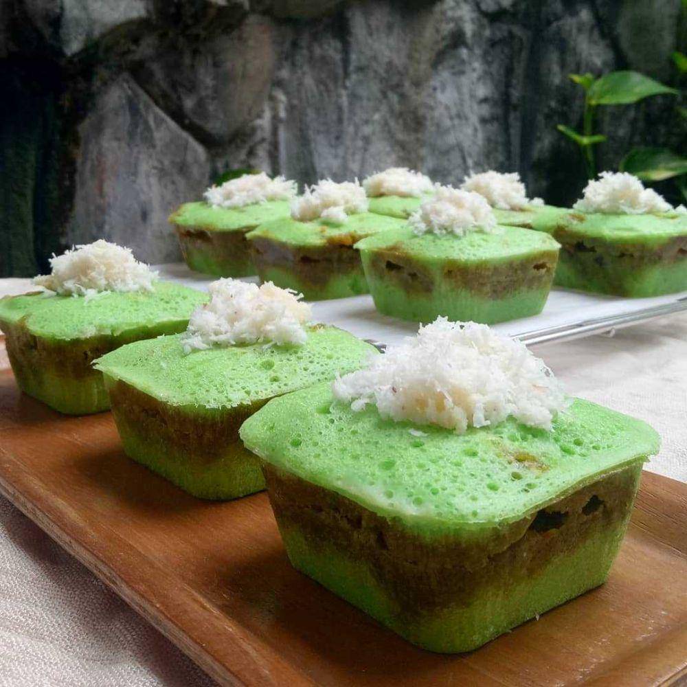 potret kudapan klepon muffin (instagram.com/nyah_laper)