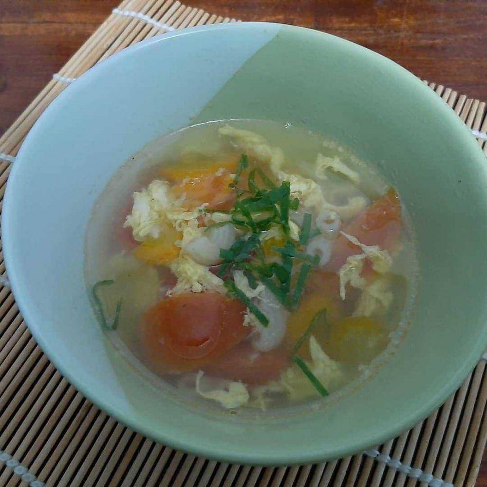potret hidangan sup telur (Instagram.com/xxmeals_aday)
