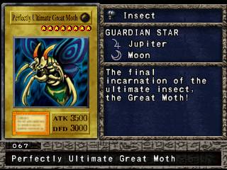 Perfectly Ultimate Great Moth (dok. Konami/Yu-Gi-Oh! Forbidden Memories)
