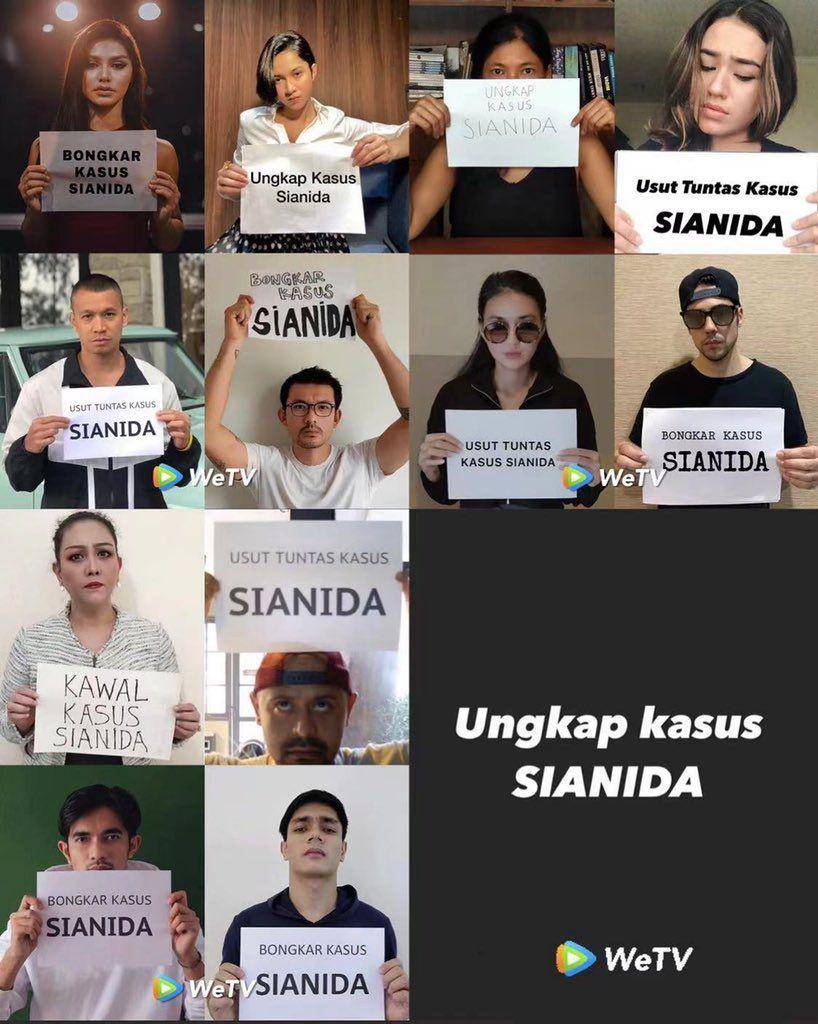 potret para pemain Sianida The Series (twitter.com/WeTVIndonesia)