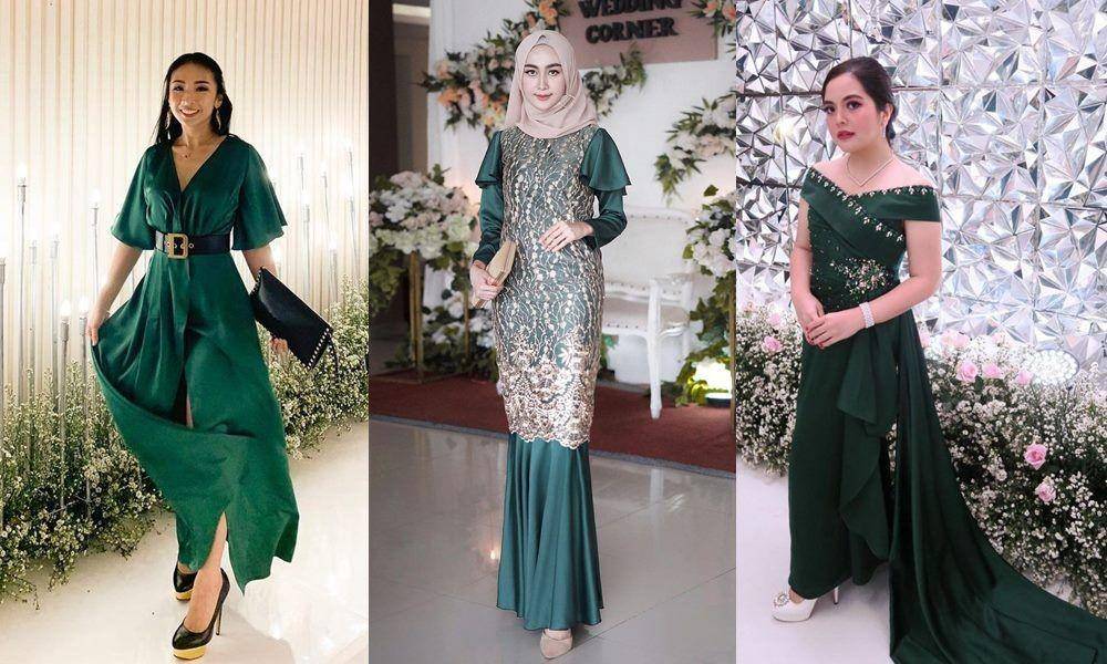 referensi gaya kondangan hijau emerald (berbagai sumber)