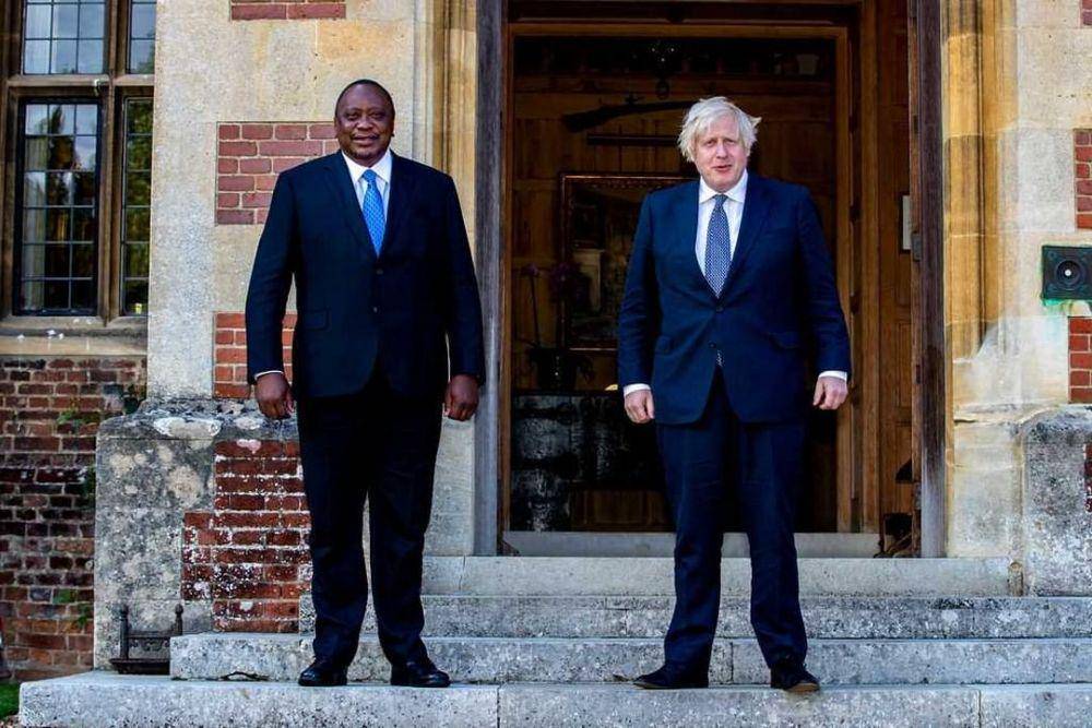 Potret Pertemuan Perdana Menteri Inggris, Boris Johnson dengan Presiden Kenya, Uhuru Kenyatta (instagram.com/borisjohnsonuk)