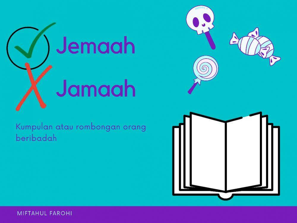Penulisan kata 'Jemaah' berdasarkan KBBI. (Dok. Pribadi/Miftahul Farohi)