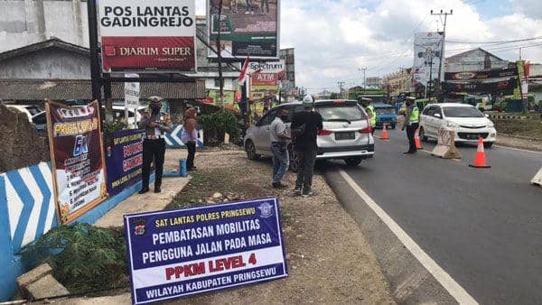 Catat! Masuk Pringsewu ada Tiga Pos Ring Pemeriksaan
