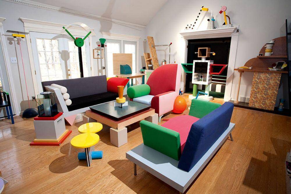 ilustrasi desain interior postmodern (theculturetrip.com)