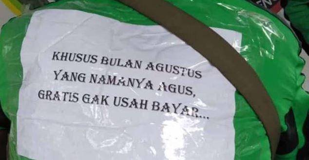 pengumuman nyeleneh bertema 17 Agustus (instagram.com/newdramaojol.id)