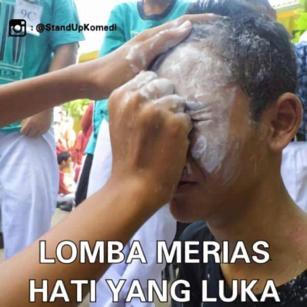 meme pelesetan lomba 17 agustus (instagram.com/standupkomedi)