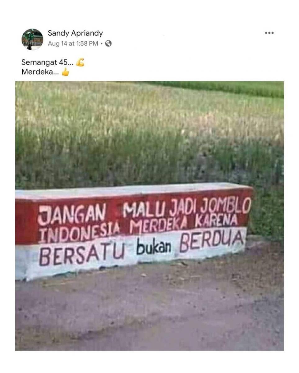 pengumuman nyeleneh bertema 17 Agustus (instagram.com/lambeonlen)