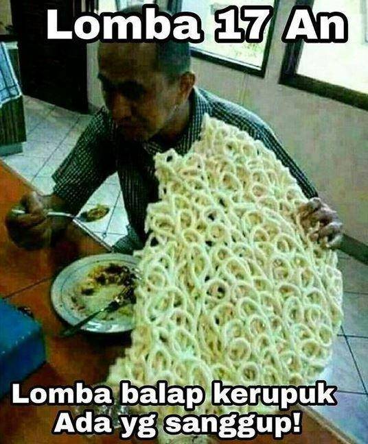 meme pelesetan lomba 17 agustus (instagram.com/duhreceh.id)