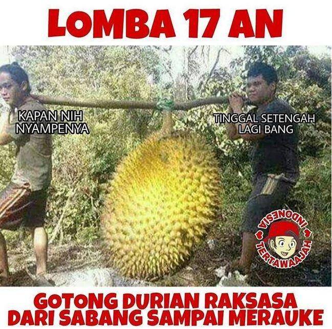 meme pelesetan lomba 17 agustus (instagram.com/tertawaajah)