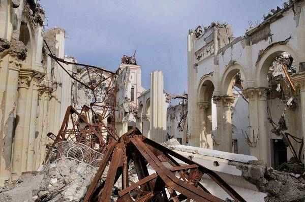 Bencana gempa bumi melanda Haiti pada hari Sabtu, 14 Agustus 2021, lalu. (Twitter.com/pastortedwilson)