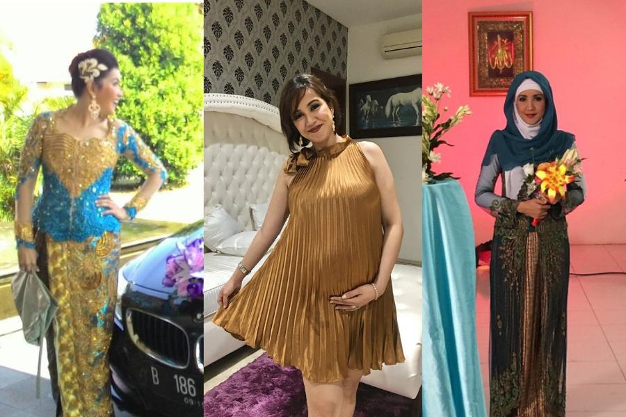 9 Inspirasi Gaya Kondangan Andi Soraya, Modelnya Simpel tapi Menawan!