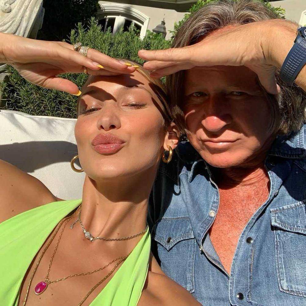 Bella dan Mohamed Hadid (instagram.com/bellahadid)