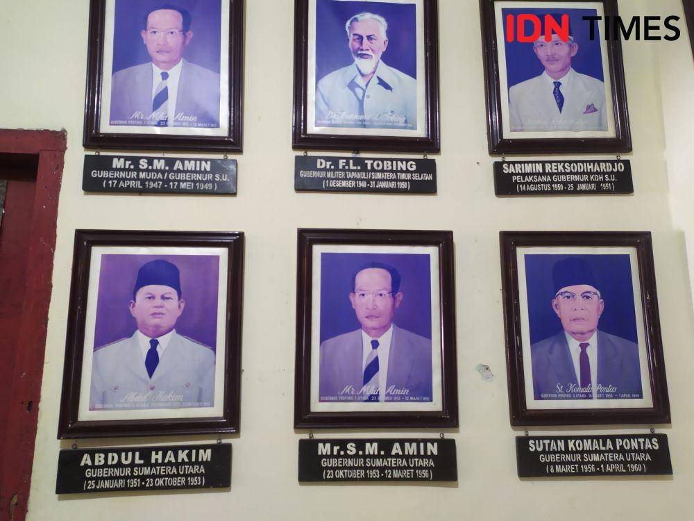 Koleksi Muhammad TWH, wartawan senior di Museum Pers di Medan, Sumatera Utara (IDN Times/Masdalena Napitupulu)