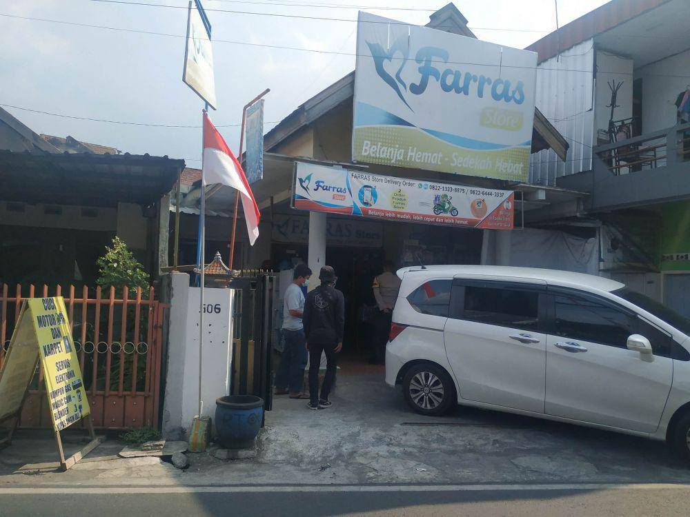Rumah terduga teroris di Jl Joyo Utomo, Kota Malang usai digeledah Densus 88. IDN Times/Alfi Ramadana