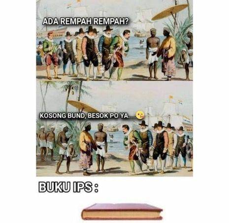 meme buku IPS (twitter.com/ensiklopedihya)