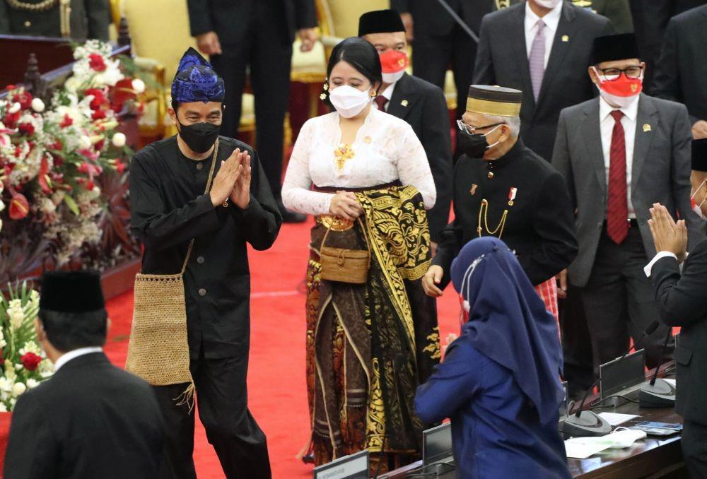 Deretan Kritik Puan buat Jokowi di Sidang Tahunan MPR 2021