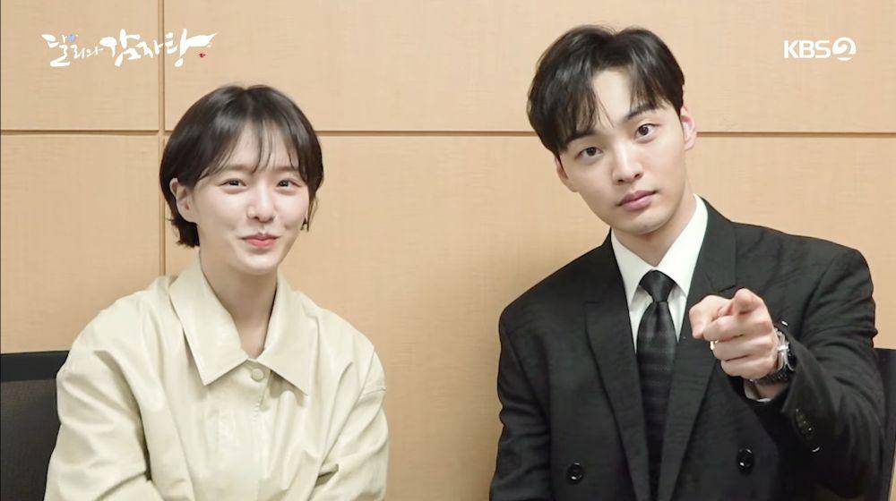 Kim Min Jae dan Park Gyu Young di pembacaan naskah Dali and Cocky Prince (youtube.com/KBS Drama)
