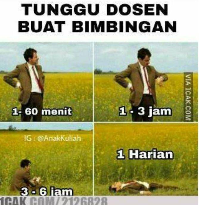 meme kocak mahasiswa korban skripsi (1cak.com)