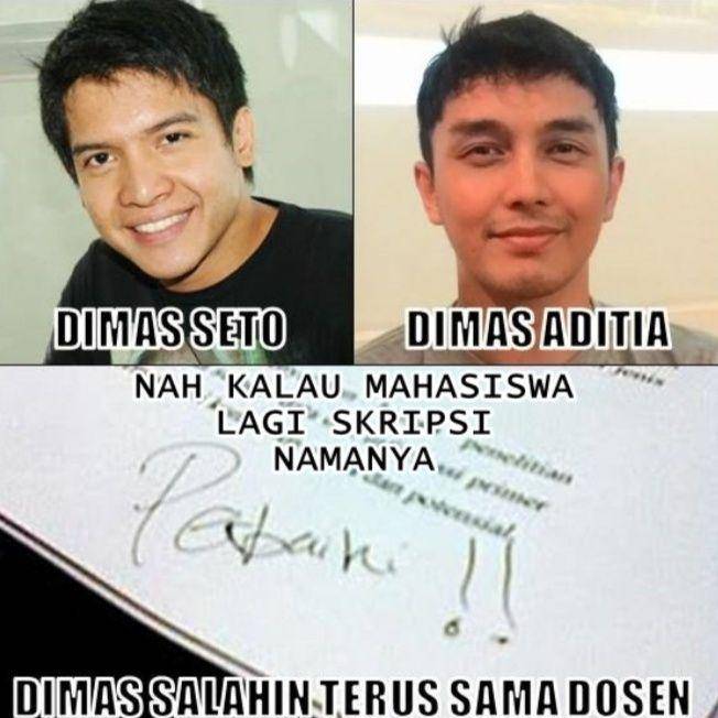 meme kocak mahasiswa korban skripsi (instagram.com/memecomicindonesia)