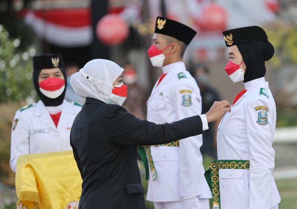 Formasi Paskibraka Jatim Tahun Ini Tidak Lagi 17-8-45