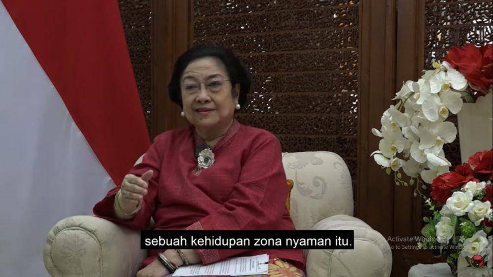 Ketua Umum PDIP, Megawati Soekarnoputri (istimewa/Youtube PDI Perjuangan)