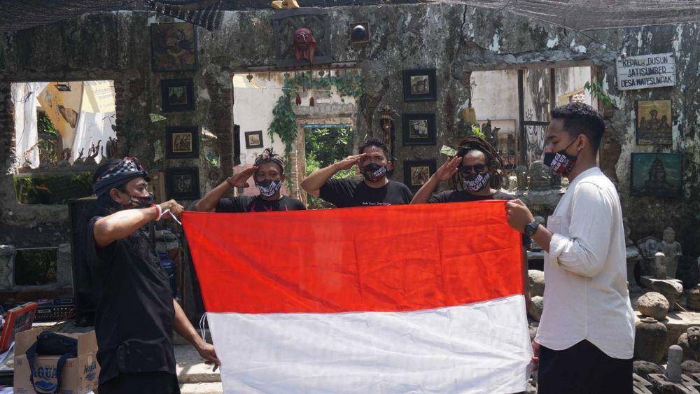 Upacara bendera. IDN Times/Moch Fad