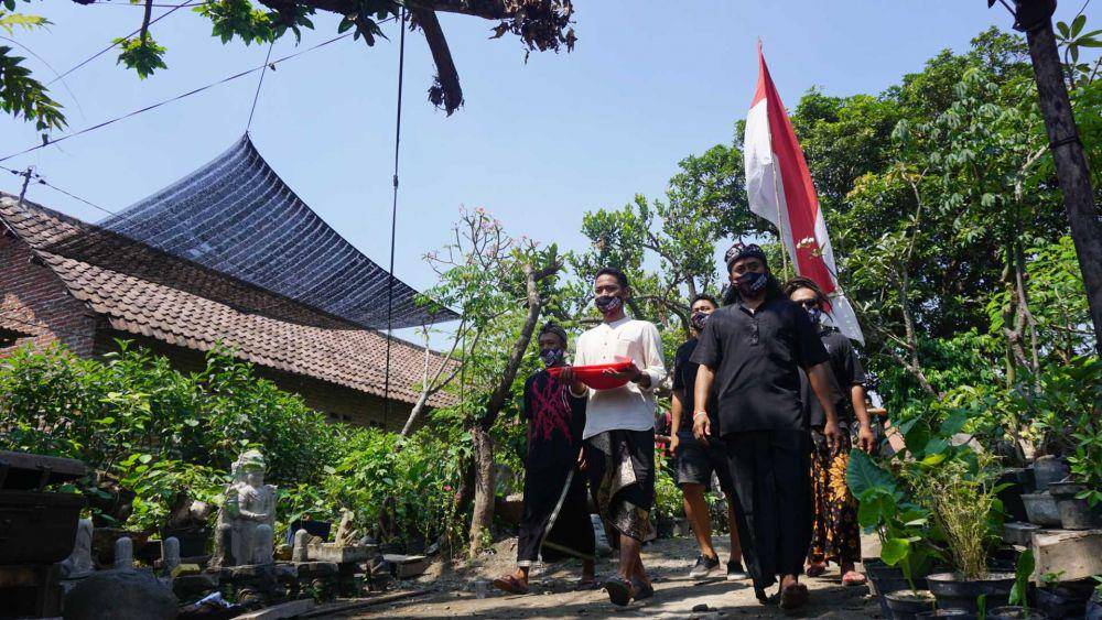 Upacara Bendera. IDN Times/Moch Fad