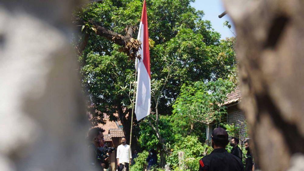 Upacara bendera. IDN Times/Moch Fad