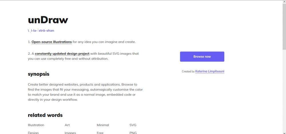 UnDraw (undraw.co)