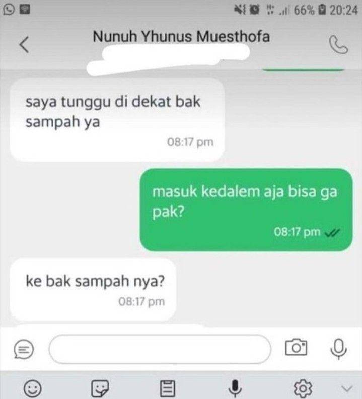 jawaban tak terduga customer ojol (instagram.com/ojol.story)