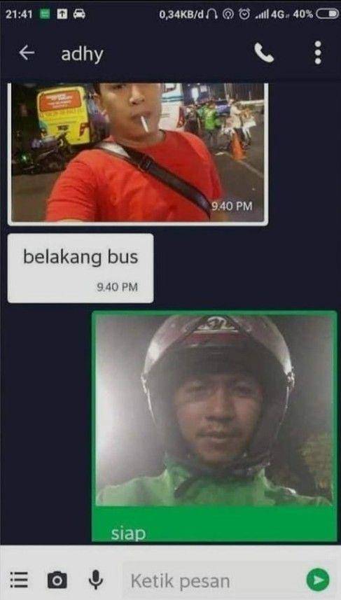 jawaban tak terduga customer ojol (instagram.com/ojol.story)