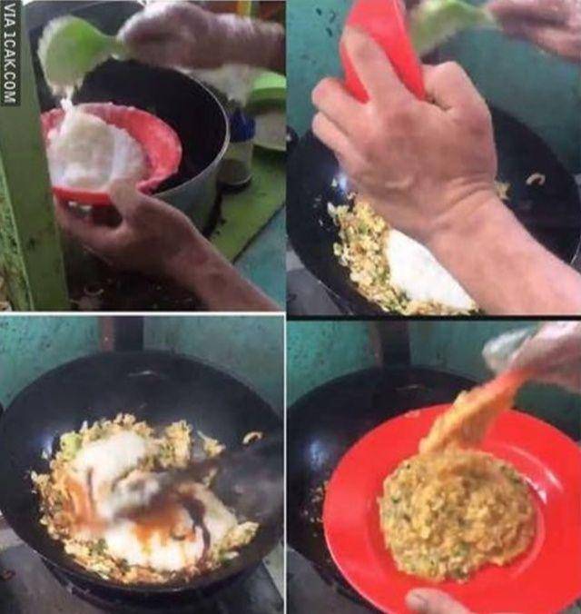 potret kocak saat makan bubur (1cak.com)