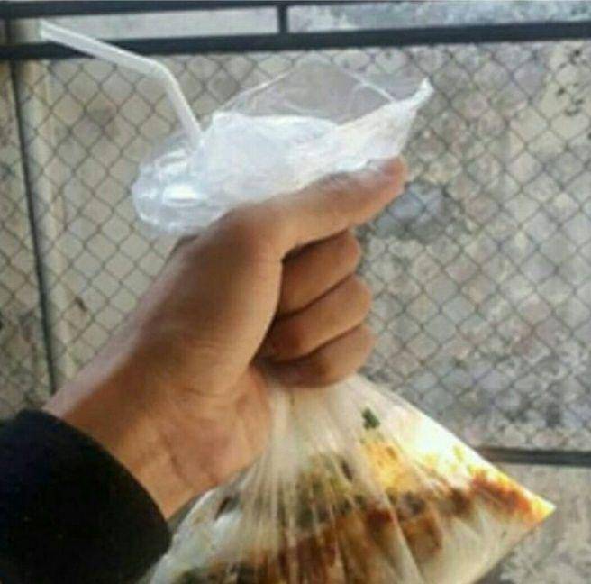 potret kocak saat makan bubur (instagram.com/recehtapiviral)
