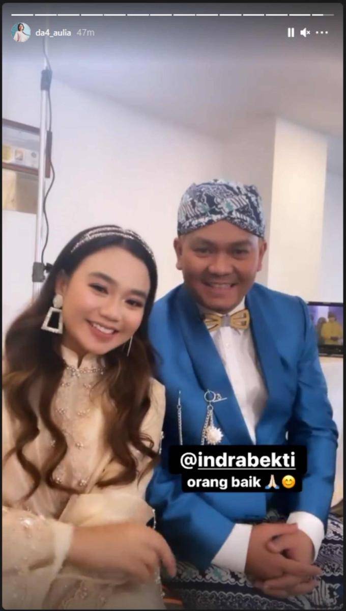 Pengajian dan siraman Lesti Kejora (Instagram.com/da4_aulia/)
