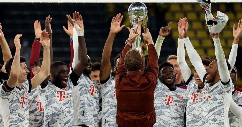 Trofi pertama Julian Nagelsmann untuk Bayern Munich di Piala Super 2021. (fotmob.com).