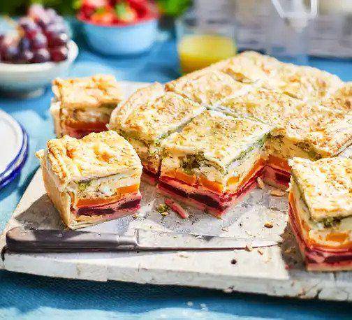 ilustrasi veggie picnic pie (bbcgoodfood.com/Good Food team)