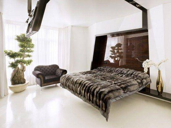 kamar dengan floating bed (decoholic.org)