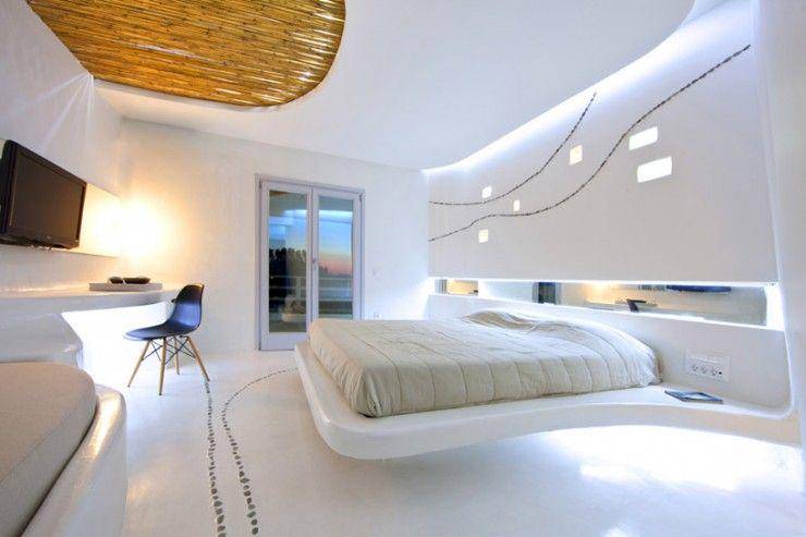 kamar dengan floating bed (decoholic.org)