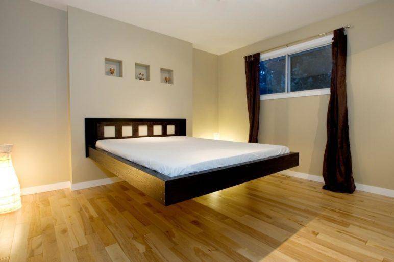 kamar dengan floating bed (decoratorist.com)