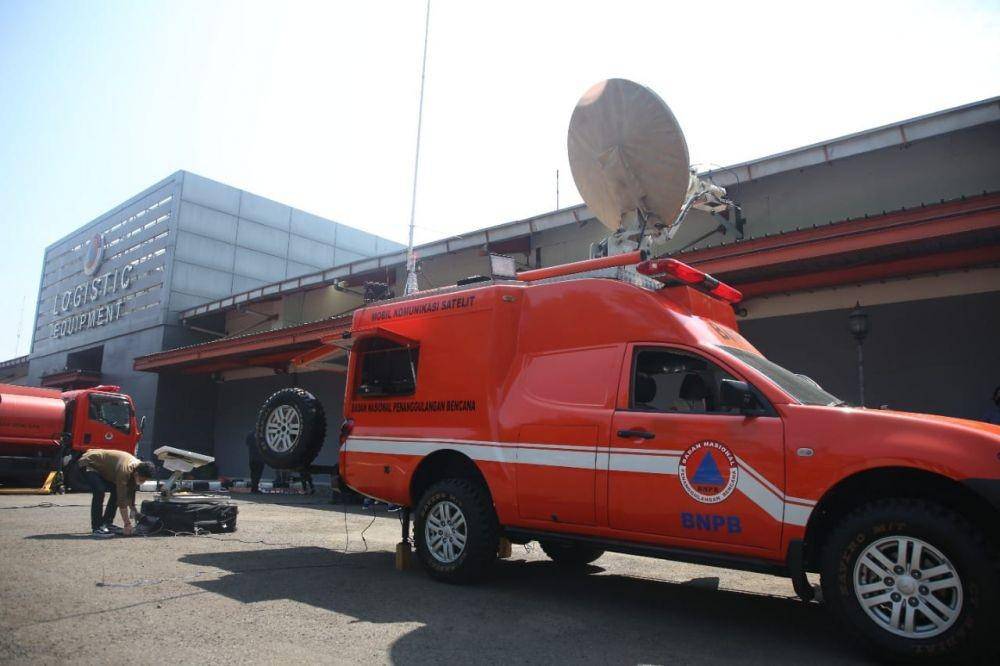Mobil Komunikasi Satelit (Komob) yang sudah tersebar di seluruh 34 BPBD tingkat Provinsi di Indonesia (Dok. BNPB)