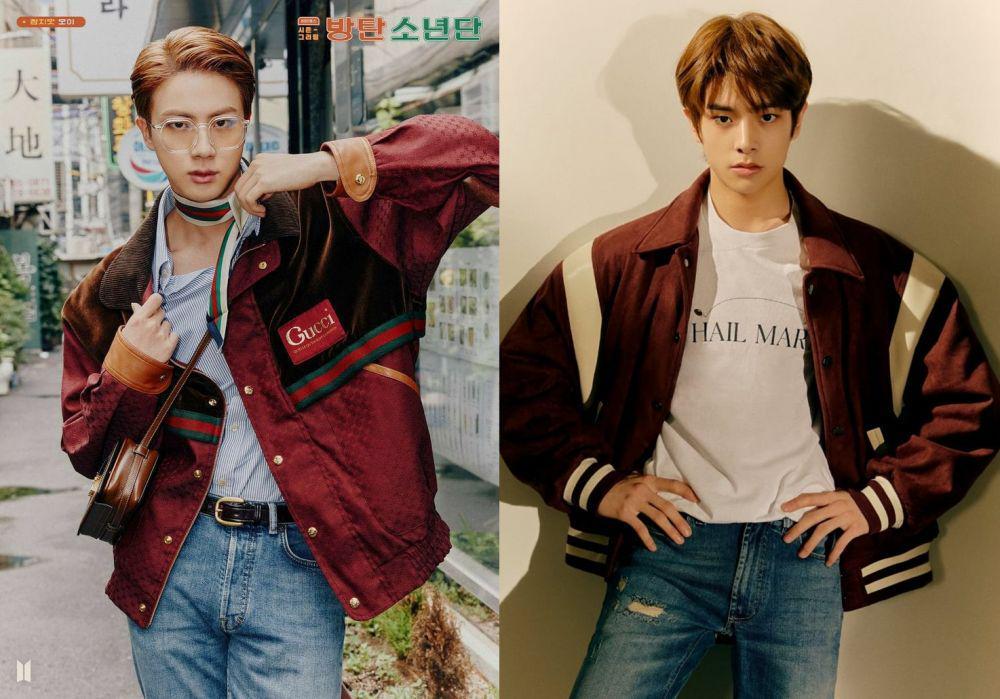 HYBE Stan Punya! 9 Potret Jin BTS dan Jake ENHYPEN yang Disebut Mirip