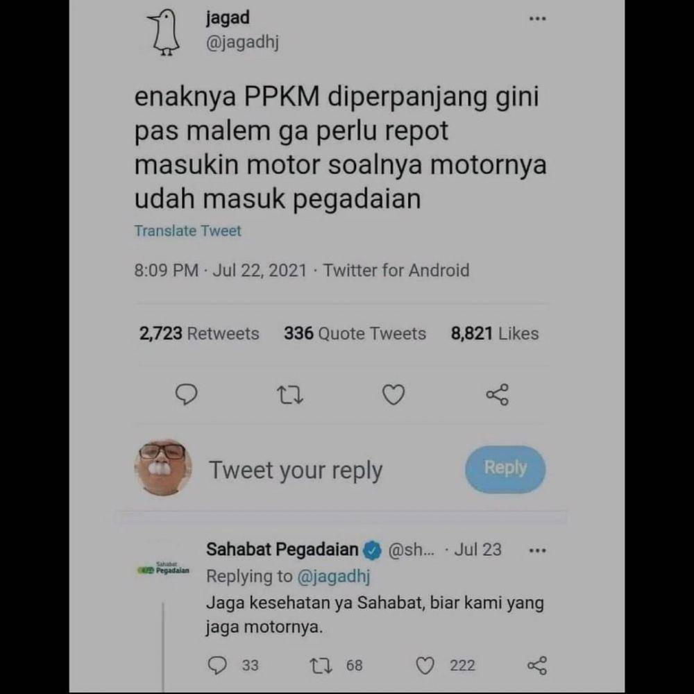 Ojol kena dampak PPKM. (instagram.com/dramaojol.id)