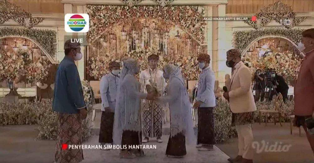 Pernikahan Lesti Kejora dan Rizky Billar (dok. Vidio.com/INDOSIAR/)